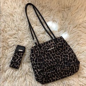 Vintage Leopard Print 90s Purse